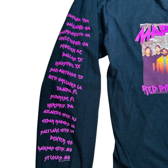 Maroon 5 Small Women Concert T-shirt Long Sleeve Music Casual - Picture 2 of 5